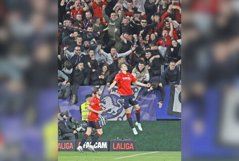 Osasuna stun Real Madrid to blow title race open